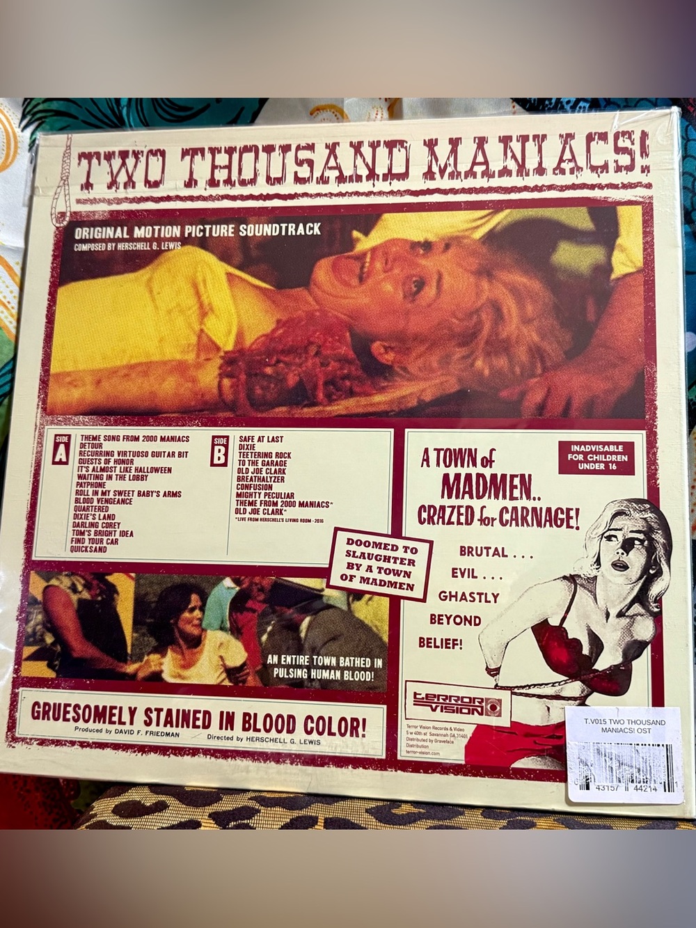 🔥NEW Two Thousand Maniacs! (Original Motion Picture Soundtrack)  (Record, 2018)